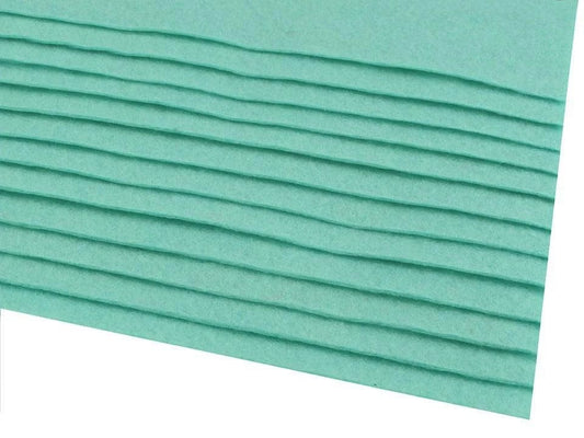 Feuille de feutre, 1 mm, 20x30 cm, vert turquoise