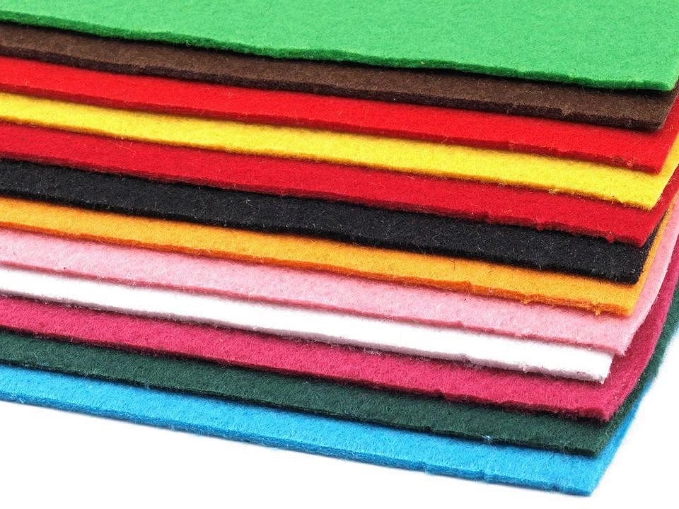 felt sheet, 3 mm, 20x30cm - white