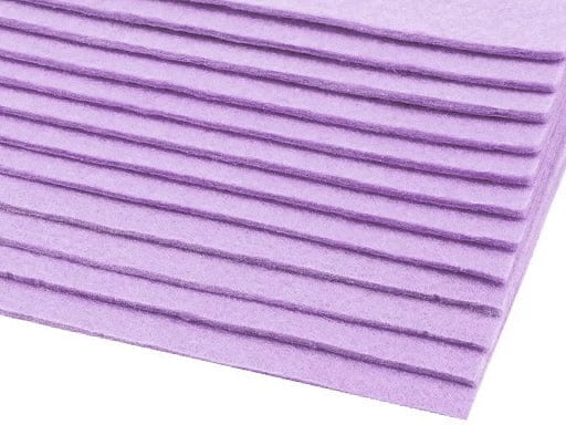 felt sheet, 3 mm, 20x30cm, lilac purple