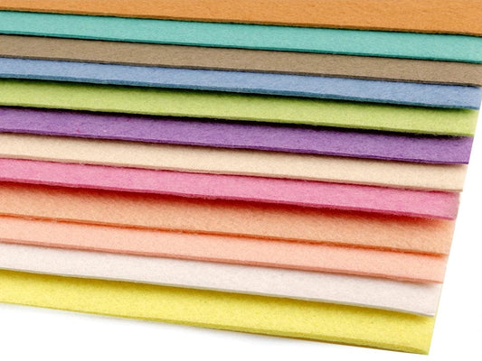 felt sheet, 3 mm, 20x30cm-light brown