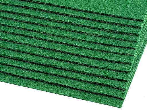 felt sheet, 3 mm, 20x30cm-forest green