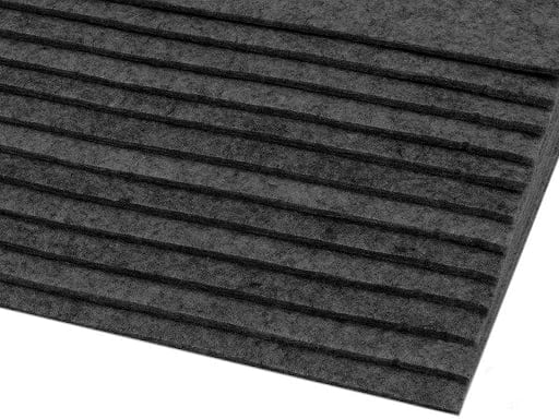 Filzplatte, 3 mm, 20x30 cm, dunkelgrau