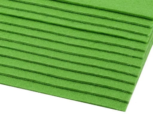 Filzplatte, 3 mm, 20x30cm, grasgrün
