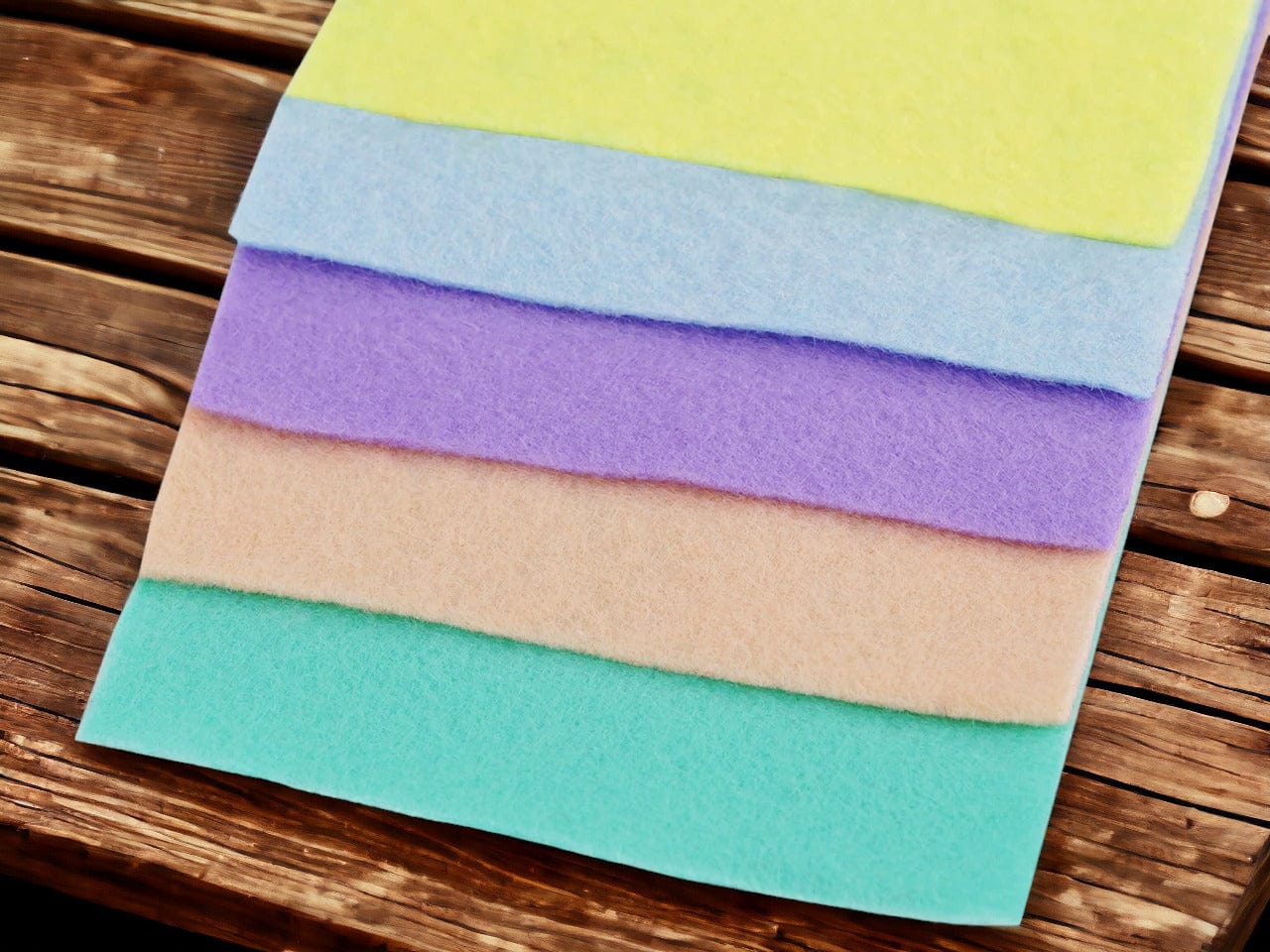 Pastels en rouleau en feutre