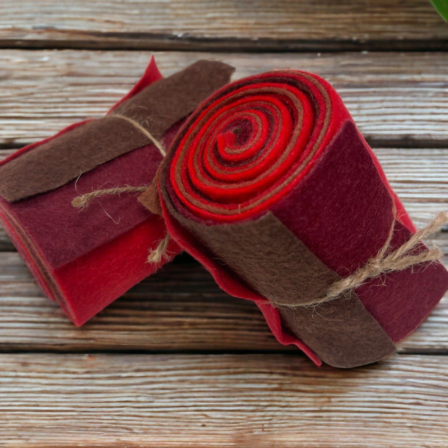 Rouleau de feutre aux tons roses