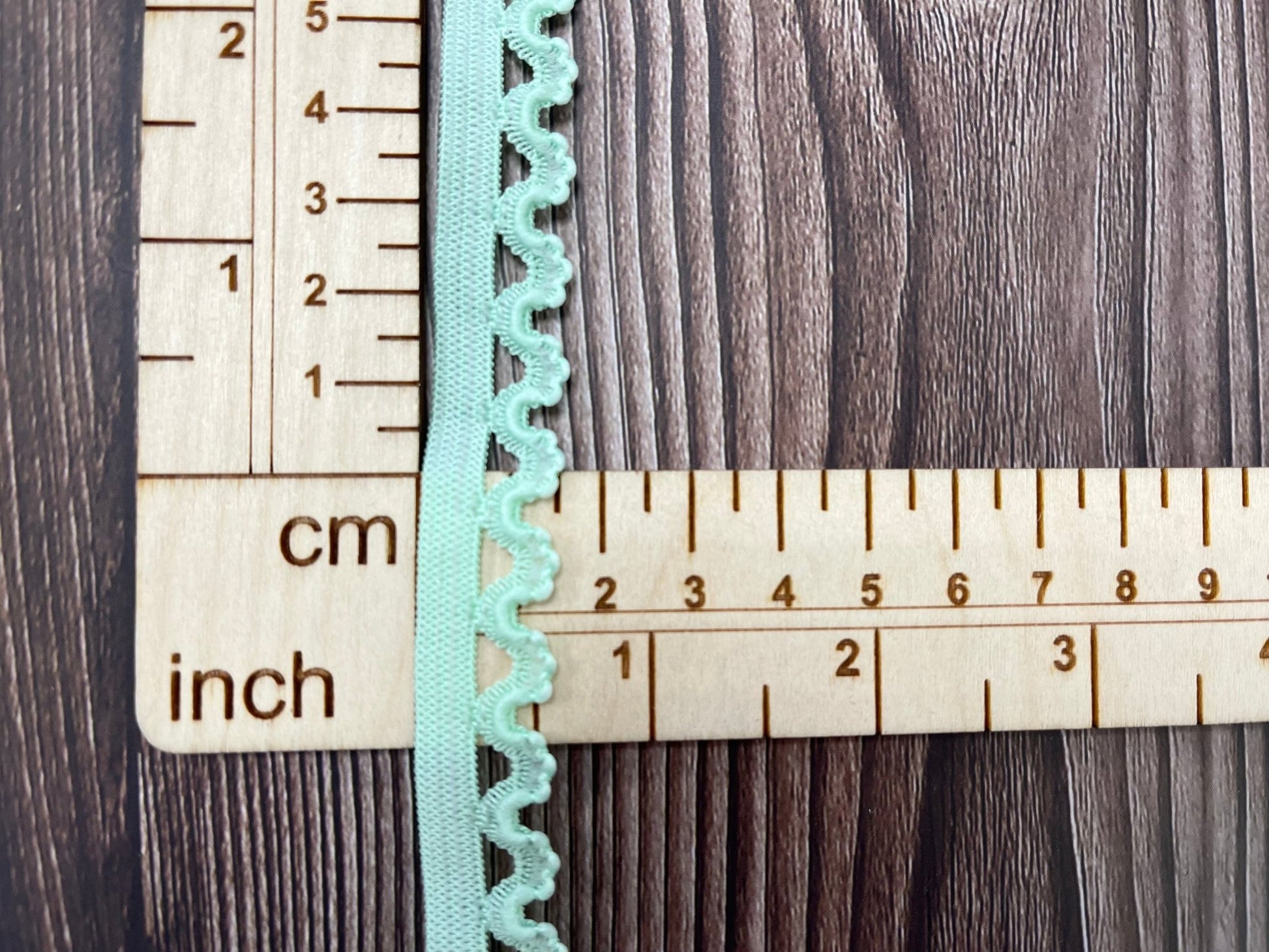 Élastique en dentelle-1,6 cm menthe