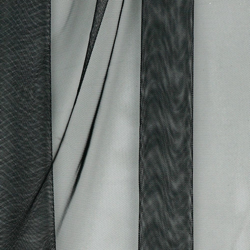 Besonders weicher schwarzer Tüll 25 g/m²