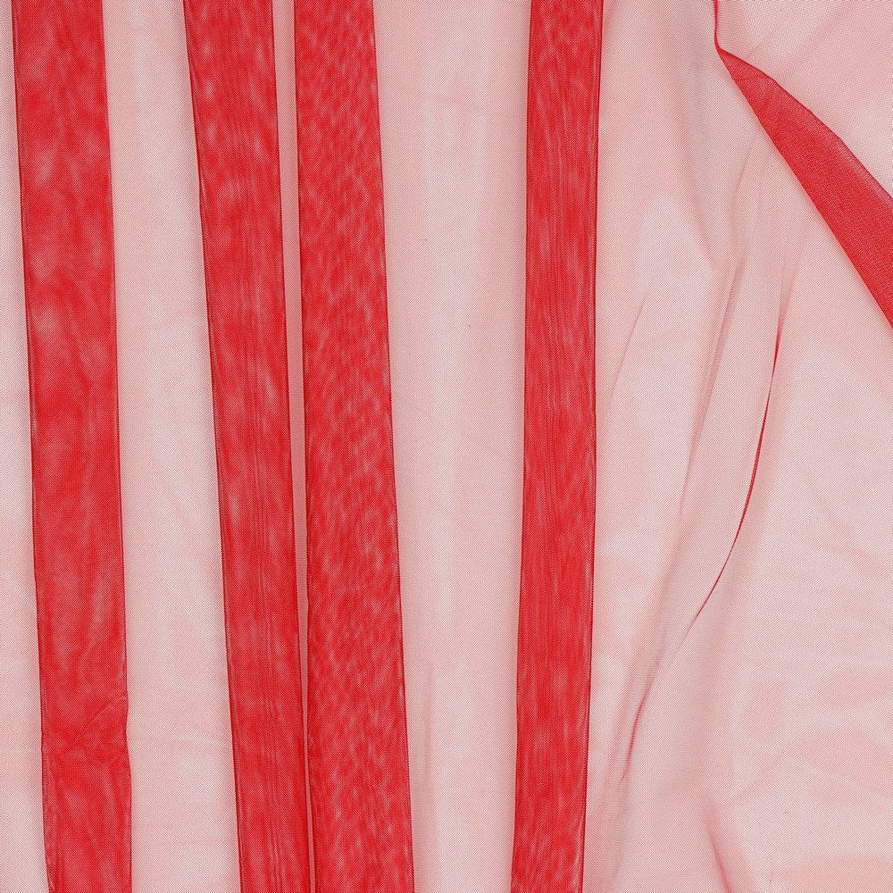 Besonders weicher roter Tüll 25 g/m²