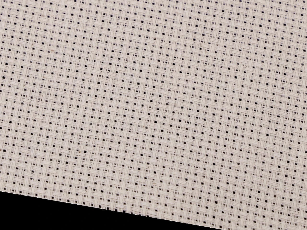 Embroidery-Stoff - 54 Kästchen/10 cm, Blatt 20 cm x 30 cm, beige