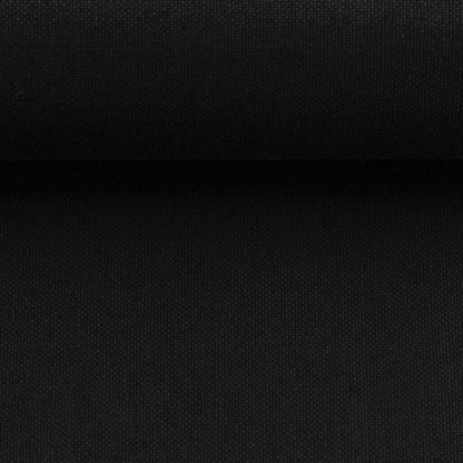 Tissu canvas noir 230 g/m²