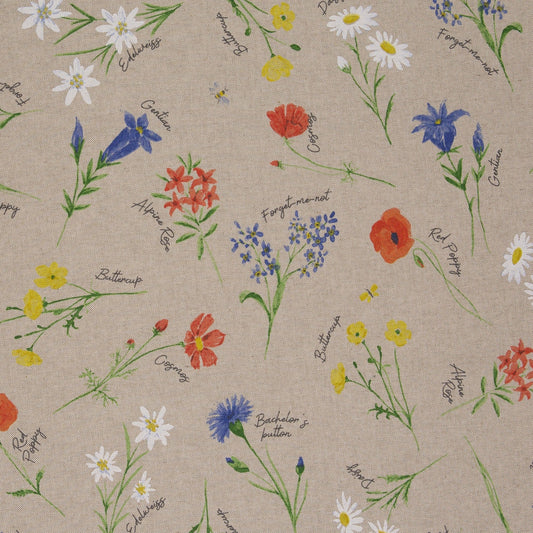 Canvas fabric-summer meadow 205 g/m²