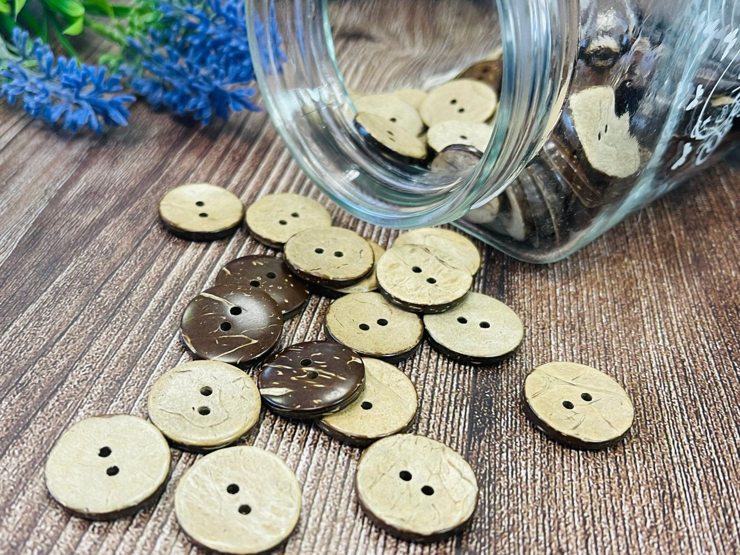 Kokosknöpfe 14 mm