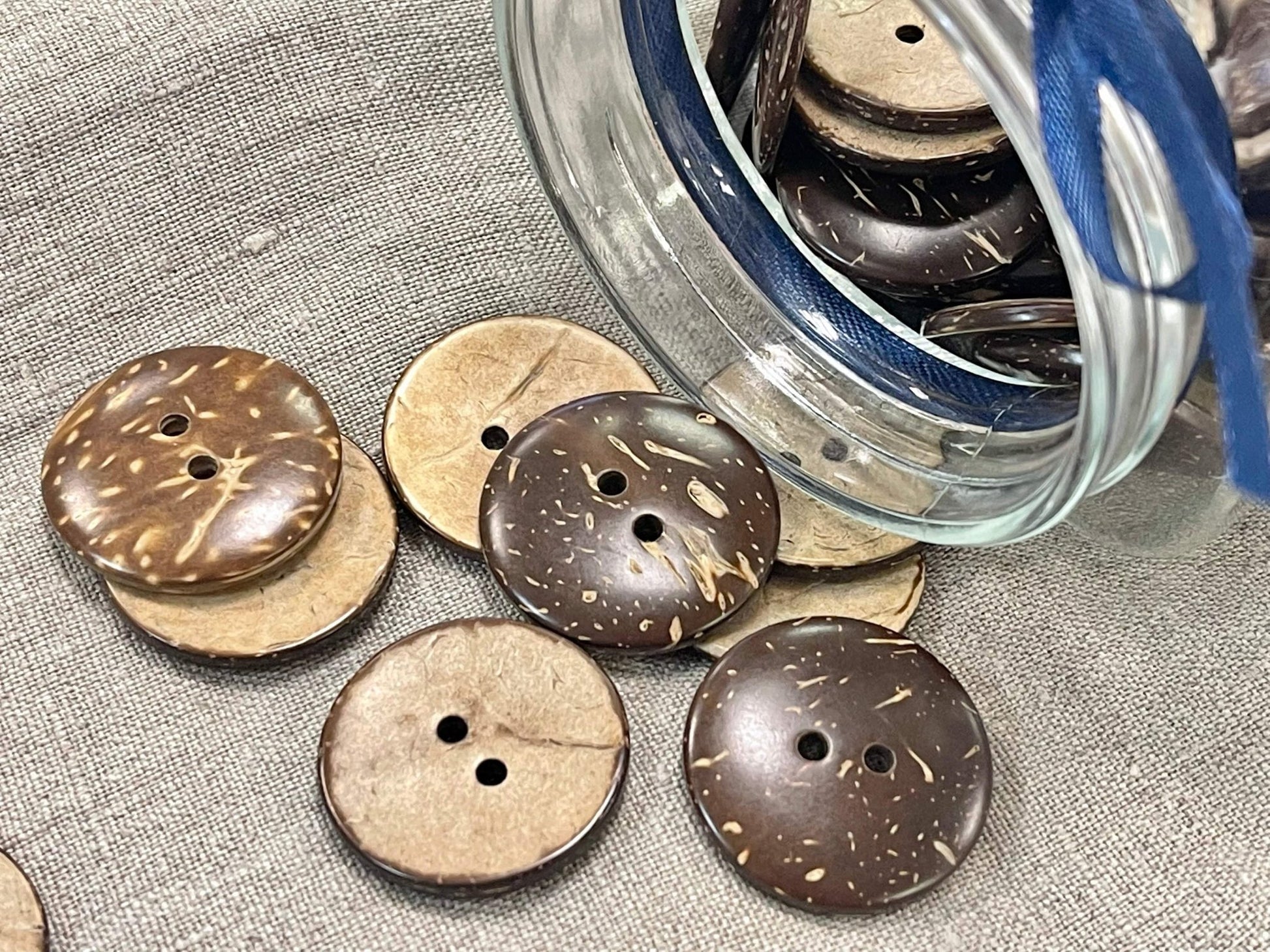 Kokosknöpfe 30 mm