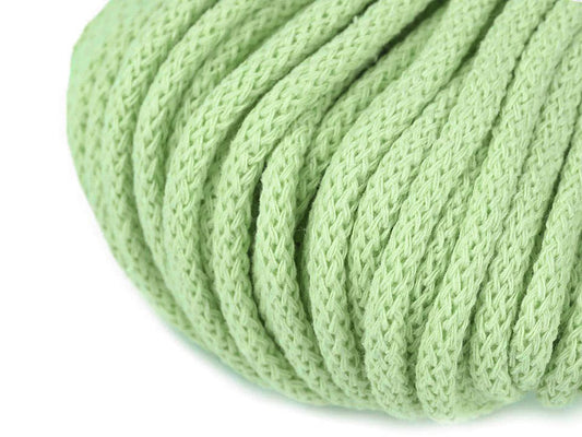 Corde en coton 5 mm (pack de 10 m) - vert clair