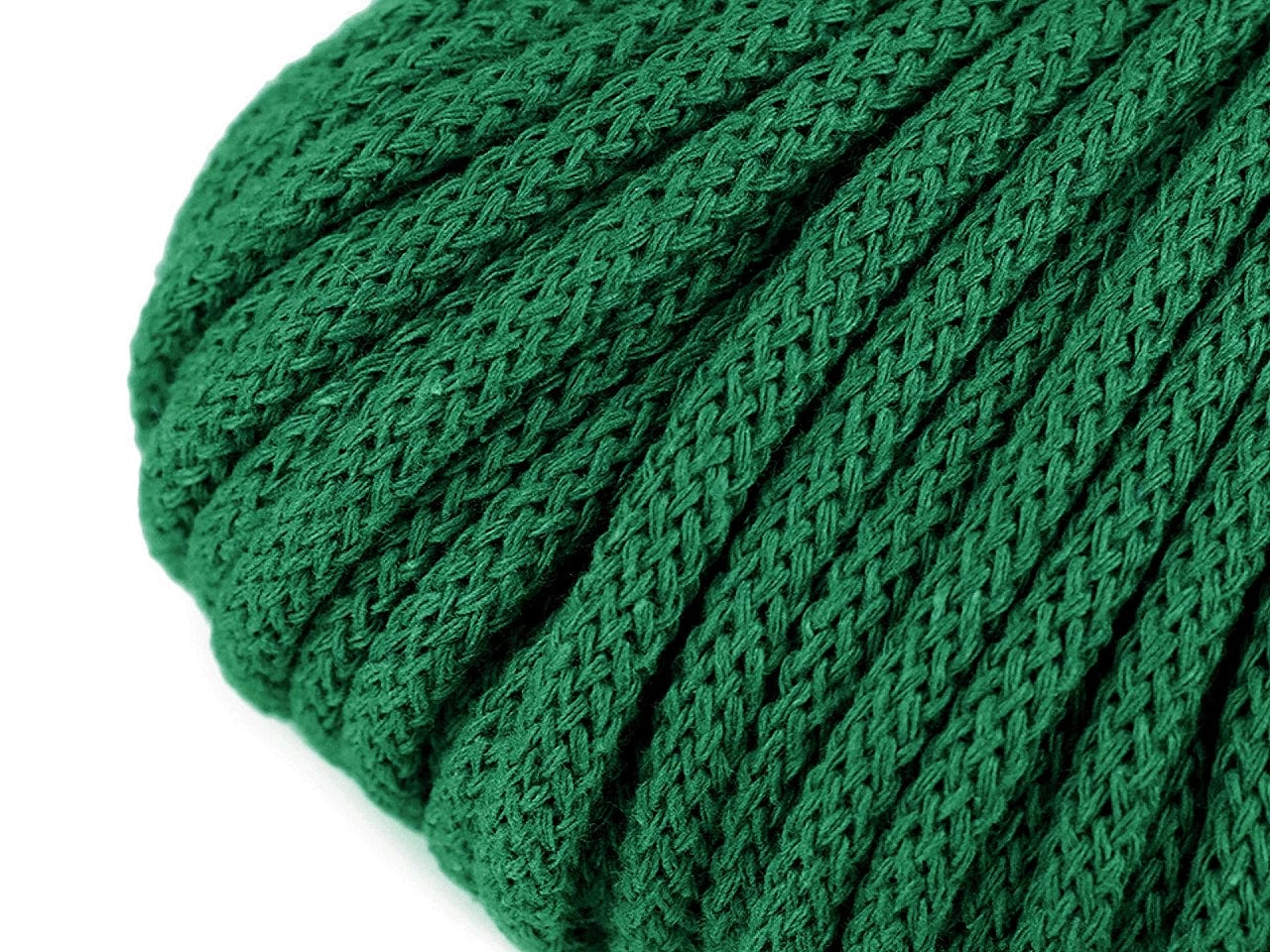 Baumwollkordel 5 mm (10 m Packung) – grasgrün
