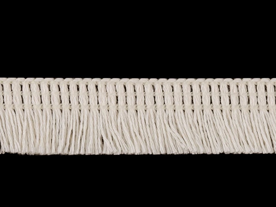 Cotton fringe 17 mm-natural