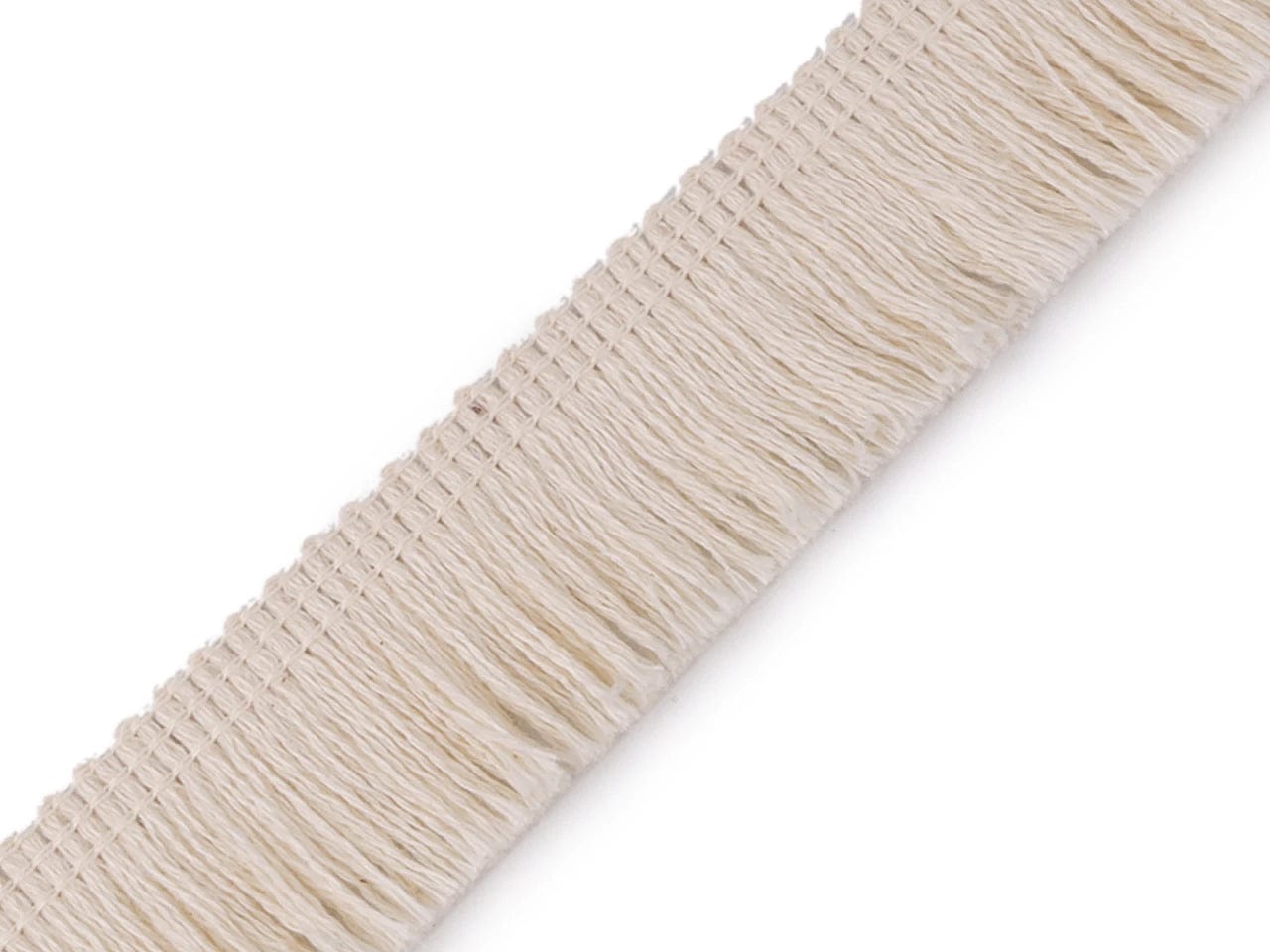Baumwollfransen 25 mm, beige