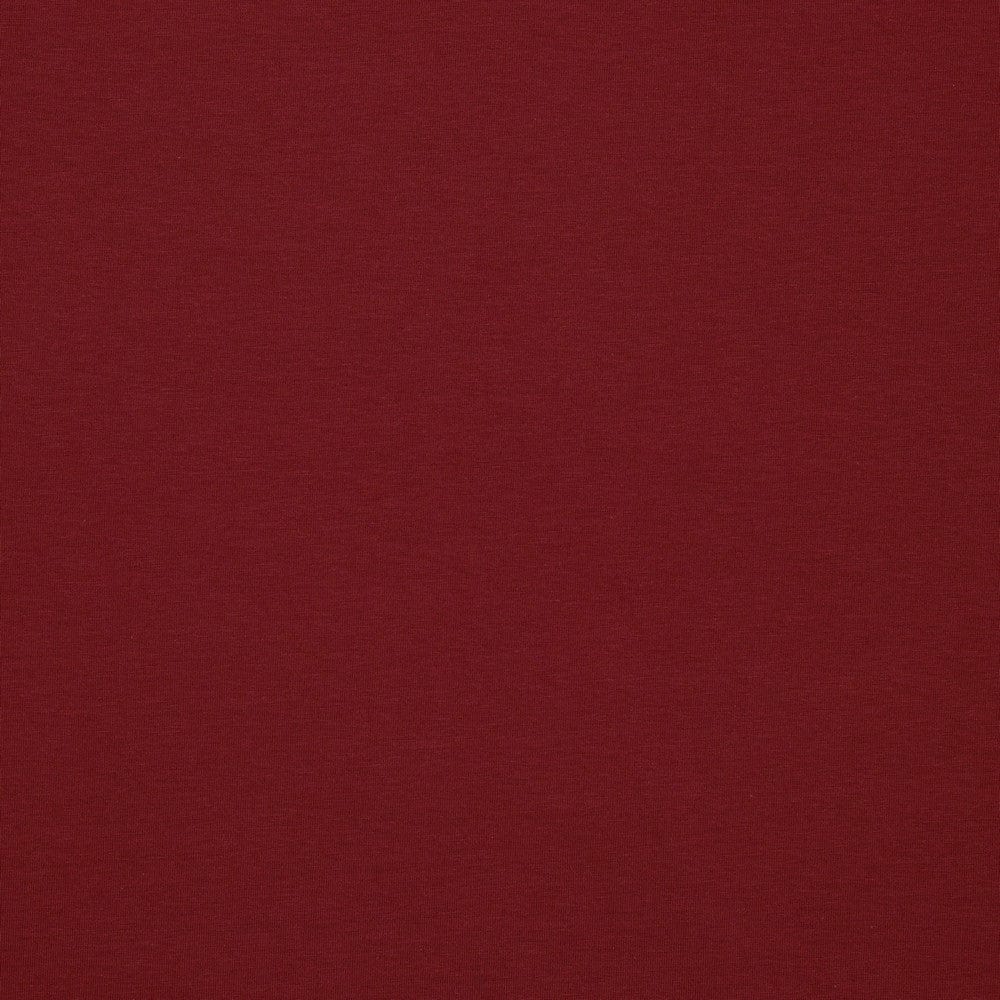 Maille bouclette en coton, rouge foncé 235 g/m² (certif. GOTS)