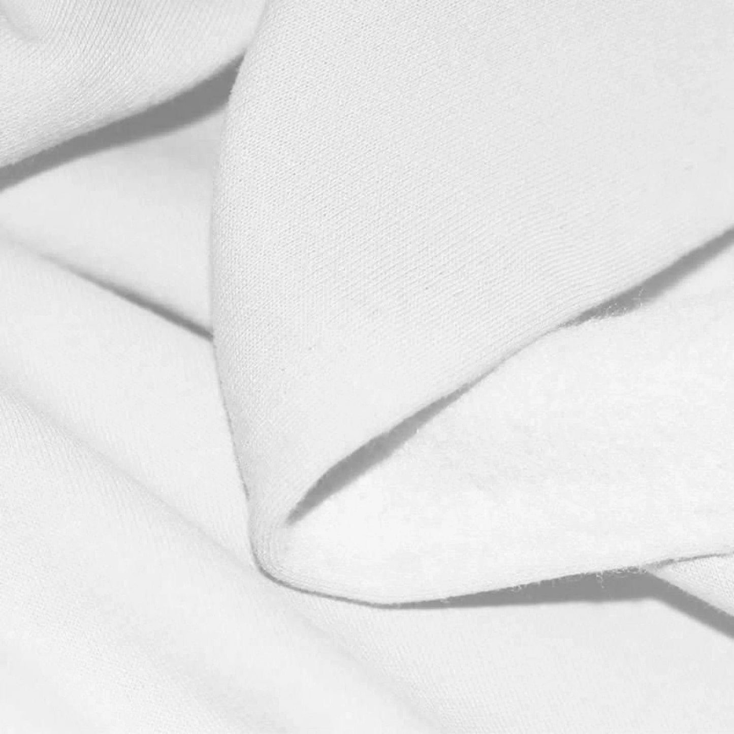 Maille en coton chaude - blanche 285 g/m²