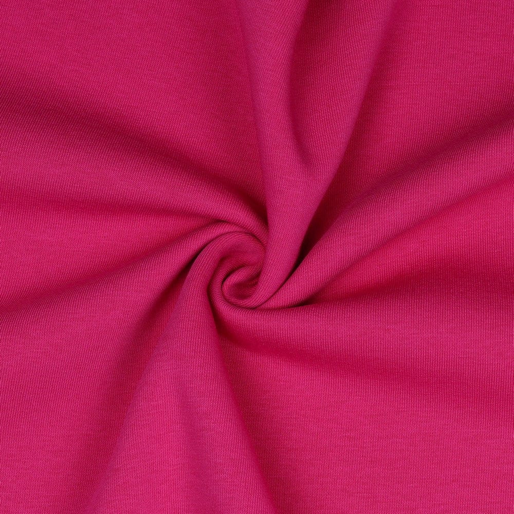 Tricot en coton chaud-fuchsia 285 g/m²
