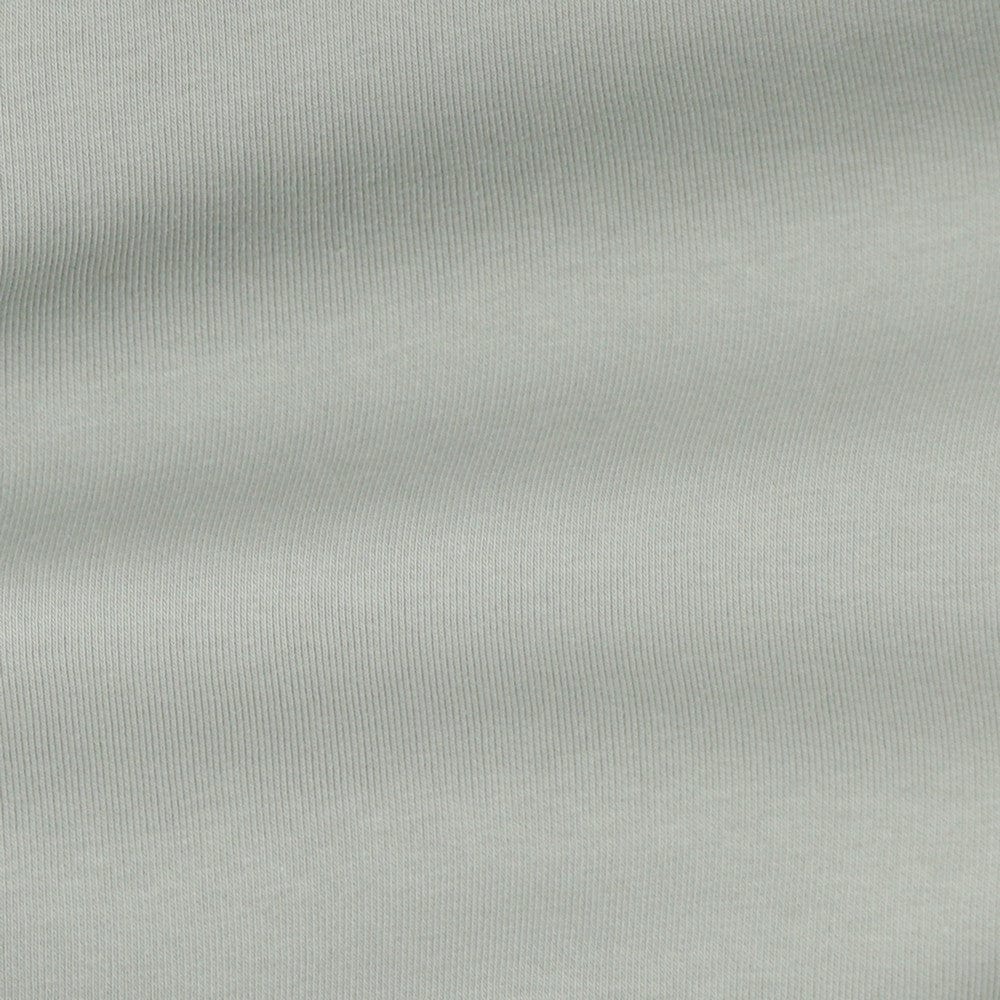 Maille molletonnée en coton, gris clair, 285 g/m²