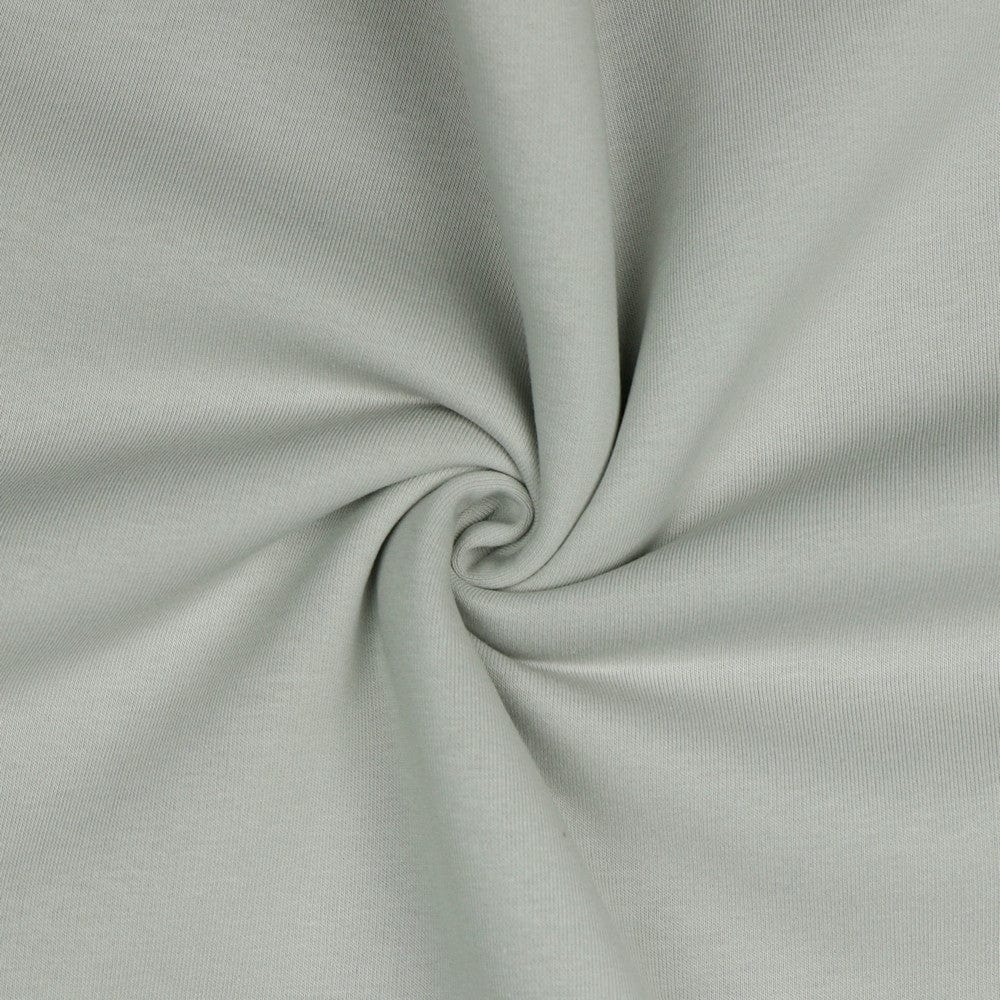 Maille de coton molletonnée, gris clair 285 g/m²