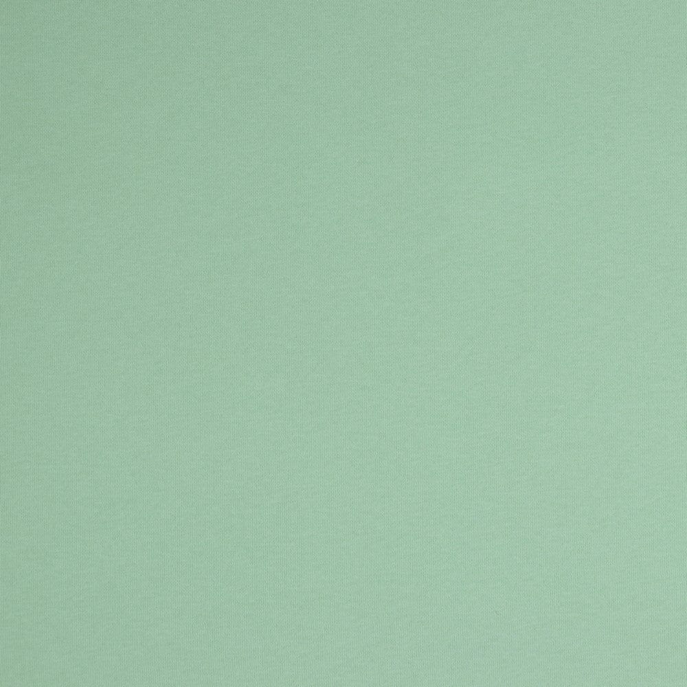 Cotton brushed knit - light green 285 g/m²