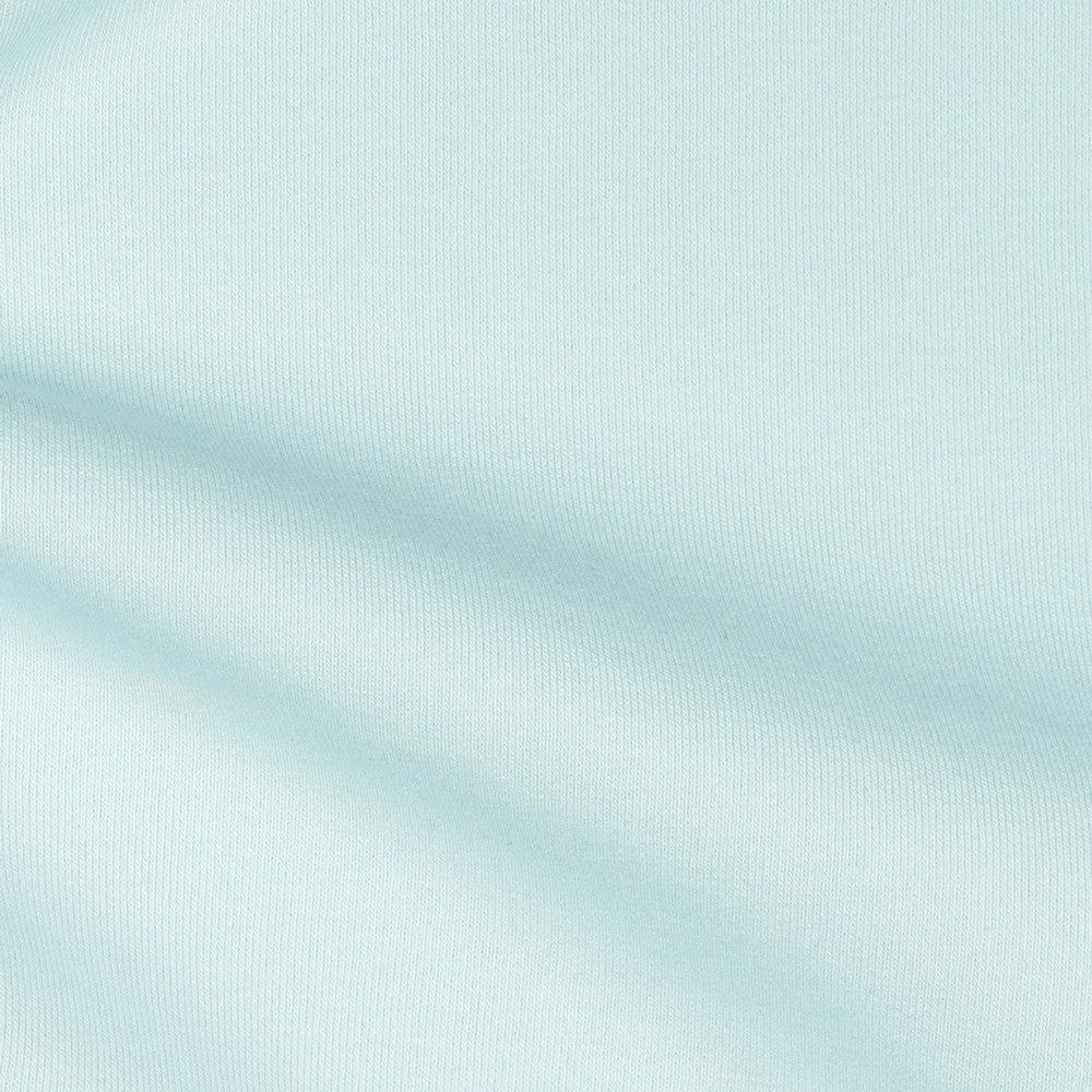 tricot molletonné en coton bleu clair 285 g/m²