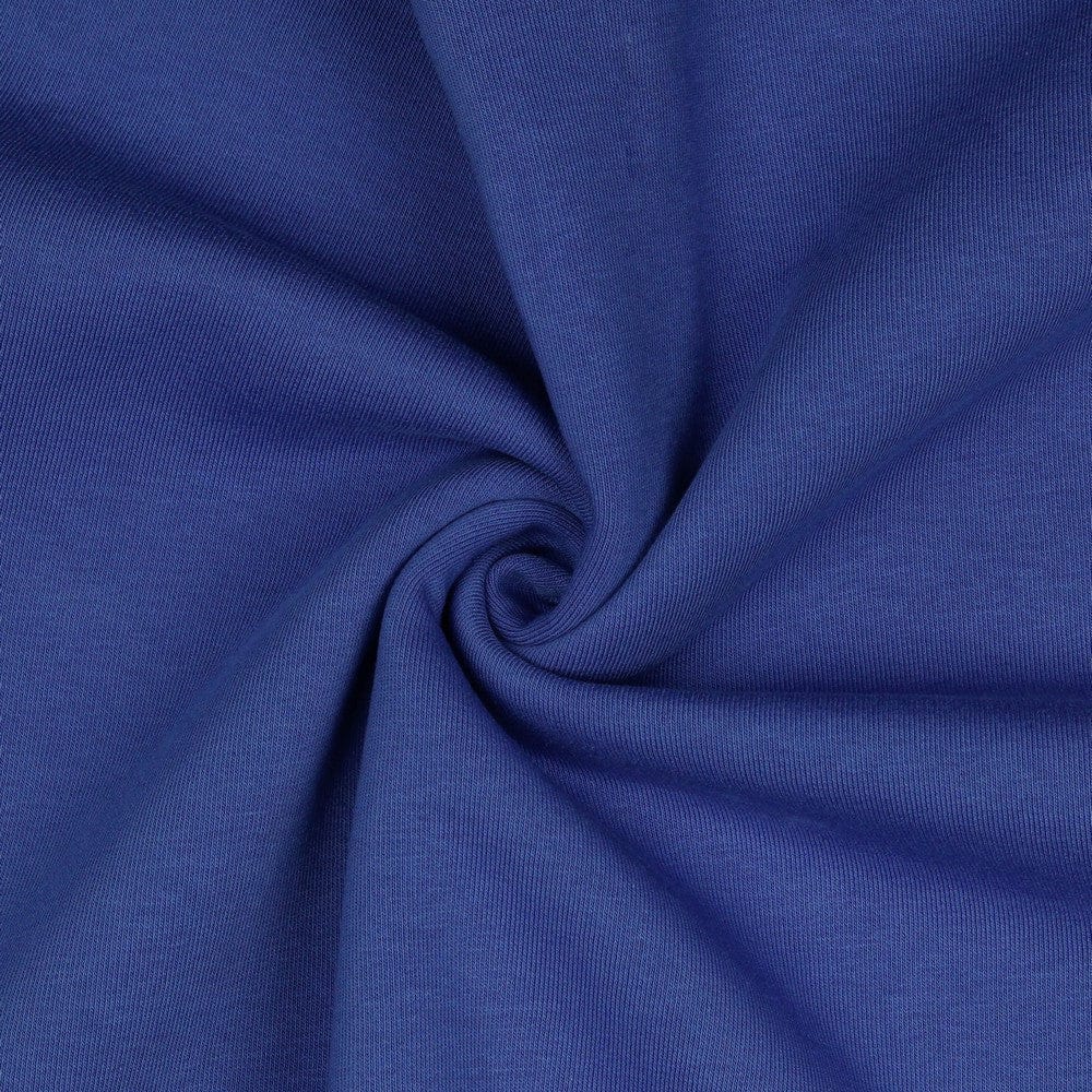 Wärmeisolierte Baumwoll-Jerseyware, kornblumenblau, 285 g/m²