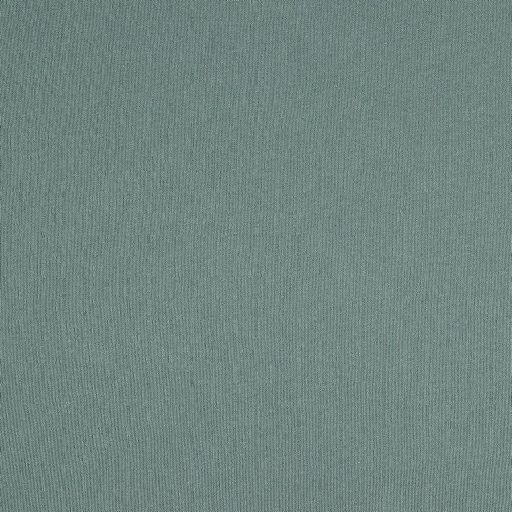 Jersey ouaté en coton - menthe foncé 285 g/m²