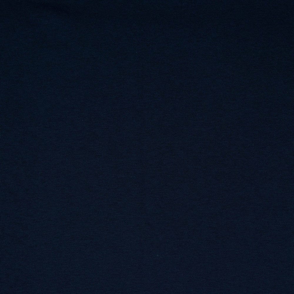 Tricot en coton doublé, bleu foncé 285 g/m²