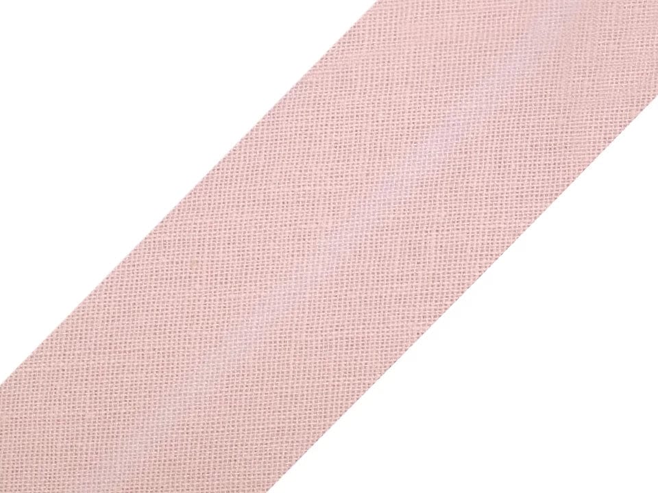 Baumwoll-Schrägband 20 mm – zartrosa