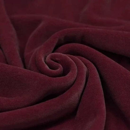 Velours de coton bordeaux 250 g/m²