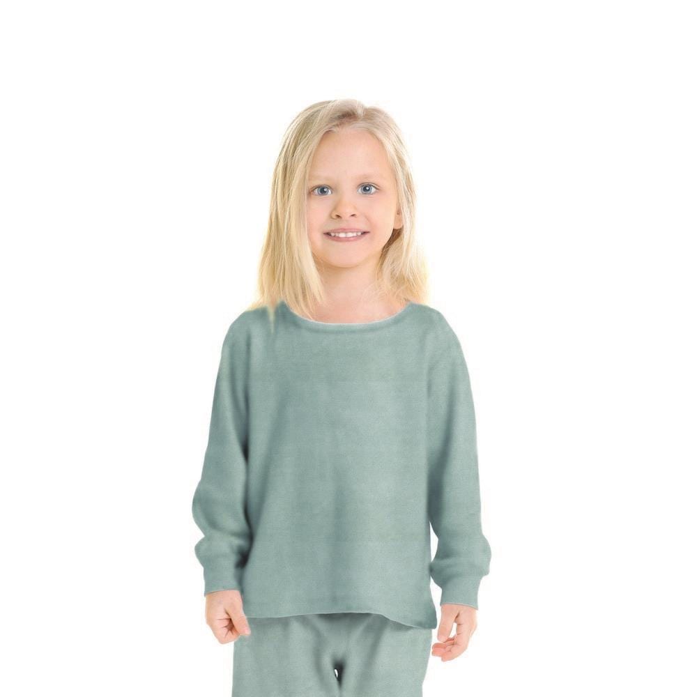 Hellgrauer Baumwollvelours 250 g/m²