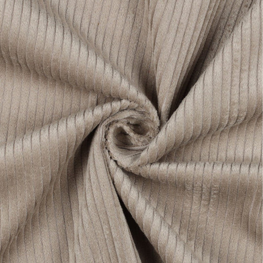 Cotton velvet beige 280 g/m²