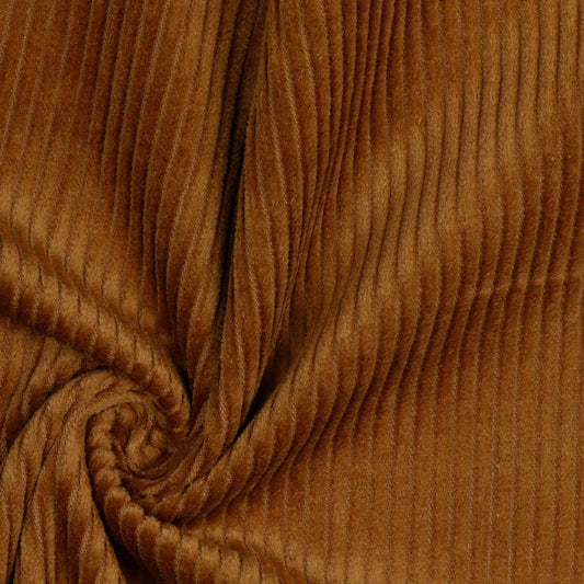 Cotton corduroy-cognac 280 g/m²