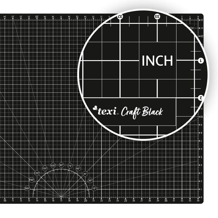 Set-Schneidematte mit Zubehör 60x90 cm-schwarz