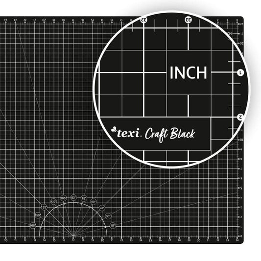 Set-Schneidematte mit Zubehör 60x90 cm-schwarz