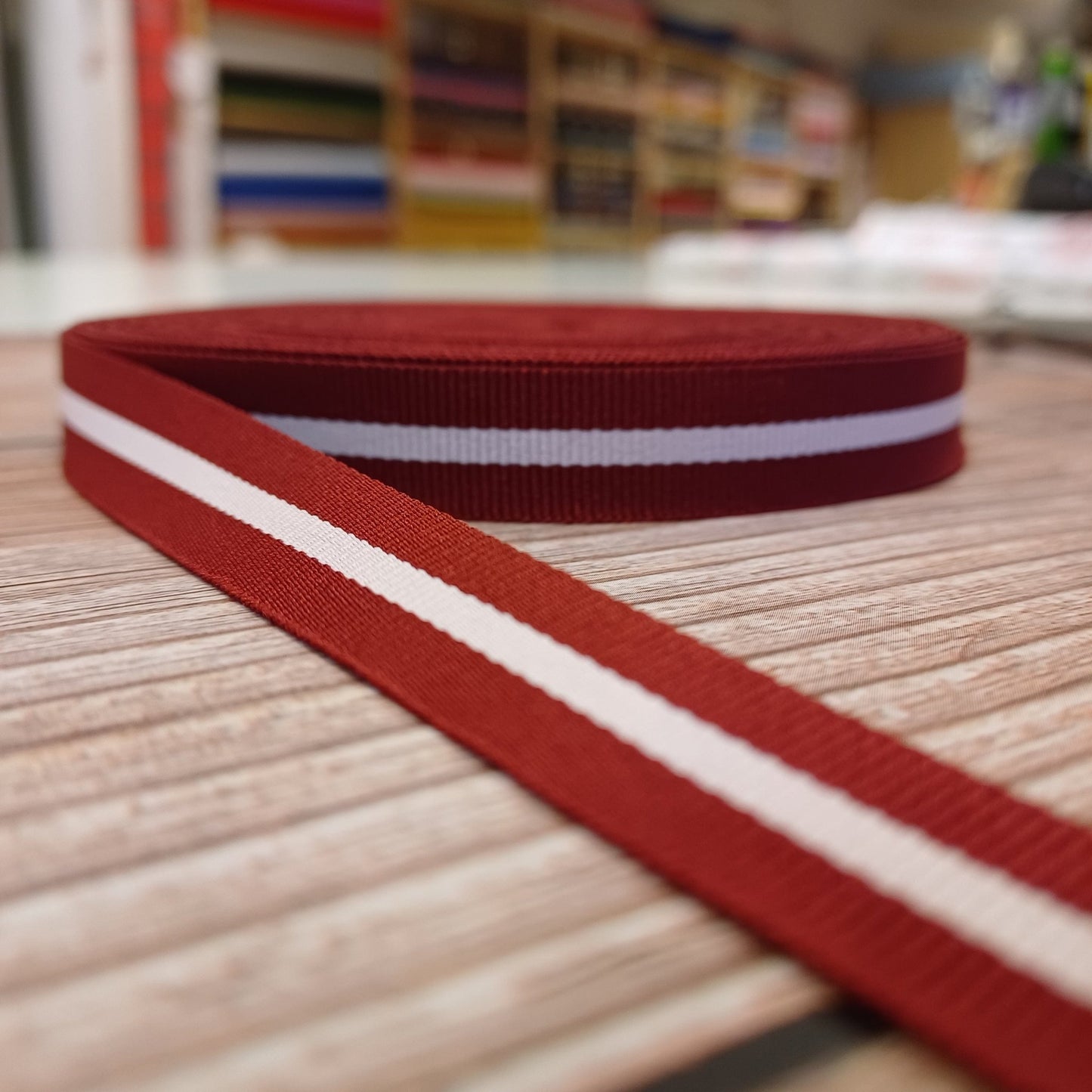 Ruban drapeau letton 15 mm-LV