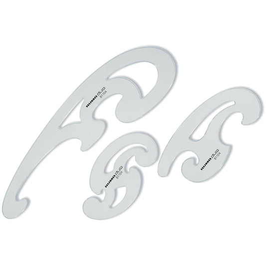 Set de gabarits, 3 gabarits différents inclus