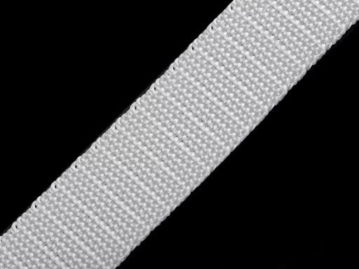 Band für Taschen, Gurte 20 mm-weiß