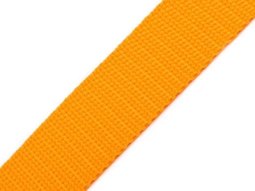 Ruban pour sacs, sangles 20 mm jaune miel