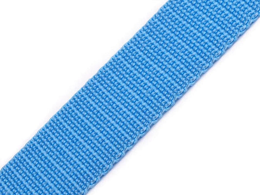 Ruban pour sacs, sangles 30 mm bleu ciel