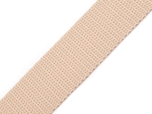 Ruban pour sacs, sangles 30 mm, beige clair