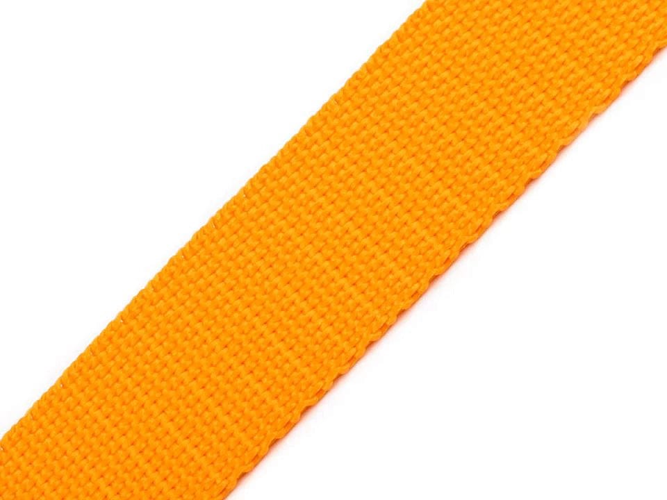 Ruban pour sacs, sangles 30 mm jaune miel