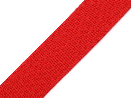 Ruban pour sacs, sangles 30 mm, rouge