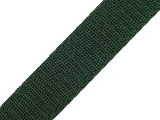 Ruban pour sacs, sangles 30 mm, vert foncé