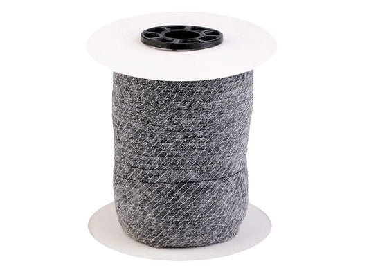 Ruban adhésif en tissu avec fil 12 mm-gris