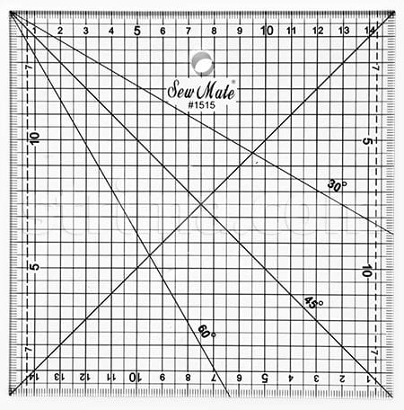 Règle graduée 150x150 mm