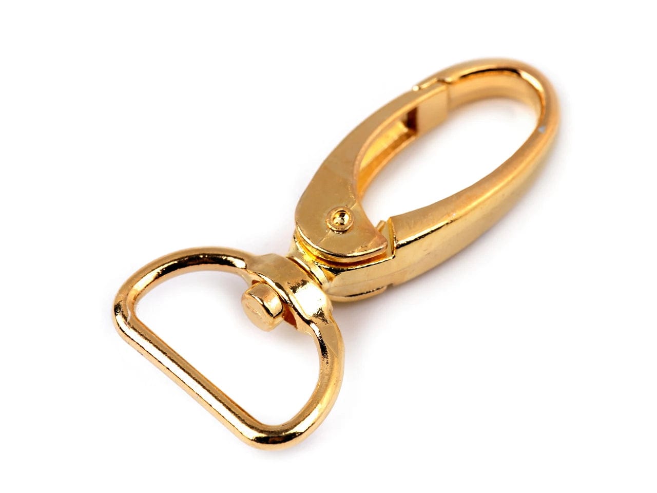 Mousqueton métallique 20 mm doré (lot de 2)
